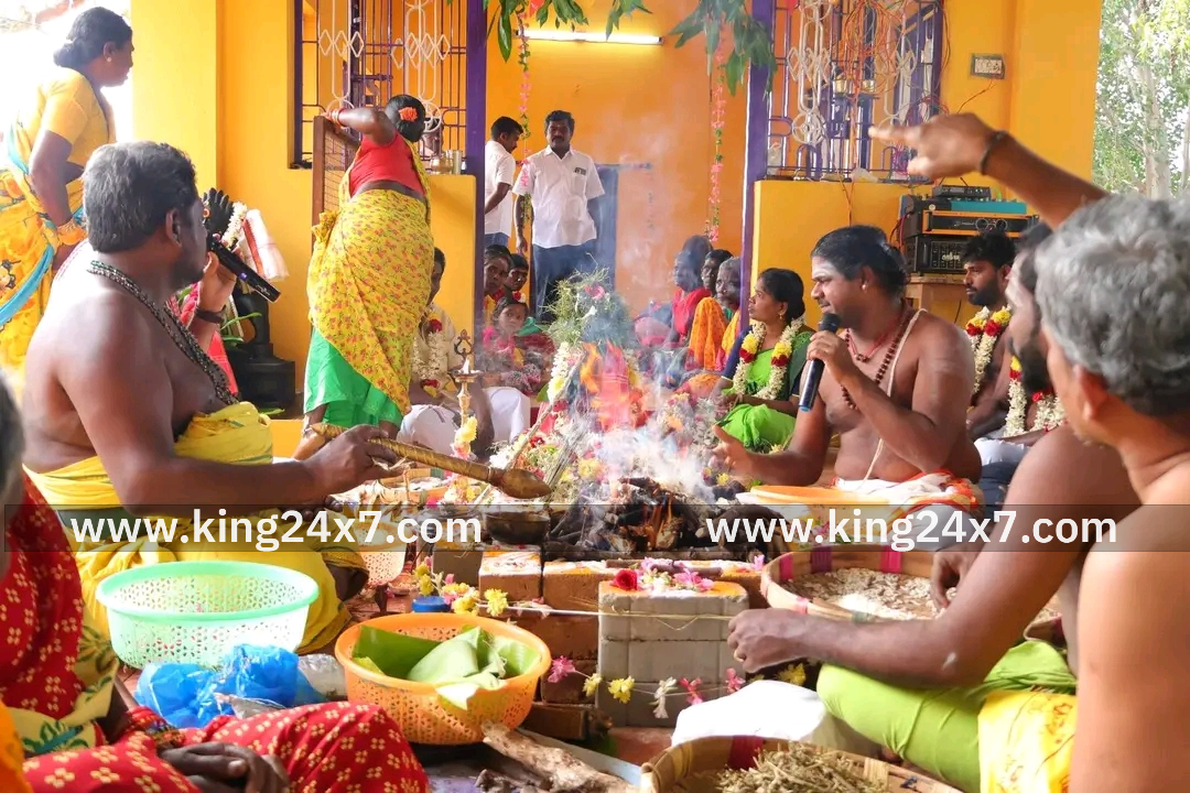 சங்கரன்கோவில் அருகே கோவில் கும்பாபிஷேகம் நடைபெற்றது