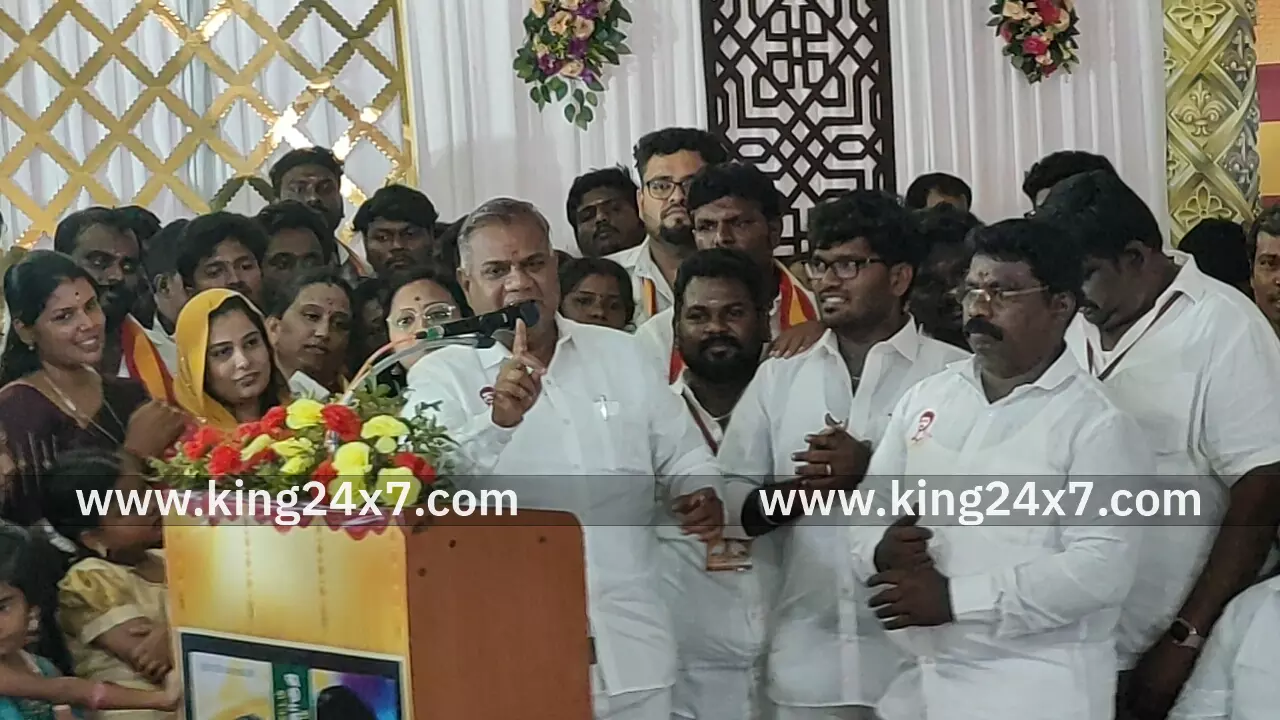 நாமக்கல் கிழக்கு மாவட்ட தவெக நிர்வாகிகள் ஆலோசனை கூட்டம் பொதுச் செயலாளர் புஷ்சி ஆனந்த் செங்கோட்டையன் பங்கேற்பு நாமக்கல் கிழக்கு மாவட்ட தவெக நிர்வாகிகள் ஆலோசனை கூட்டம் பொதுச் செயலாளர் புஷ்சி ஆனந்த் செங்கோட்டையன் பங்கேற்பு