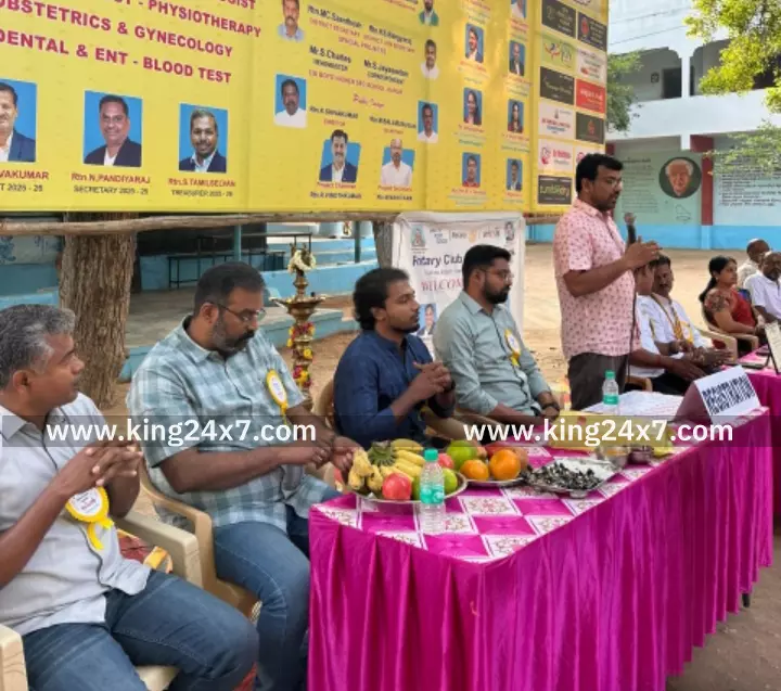 கரூரில் ரோட்டரி கிளப் விங்ஸ் சார்பில் இலவச மருத்துவ முகாம் நடைபெற்றது. கரூரில் ரோட்டரி கிளப் விங்ஸ் சார்பில் இலவச மருத்துவ முகாம் நடைபெற்றது.