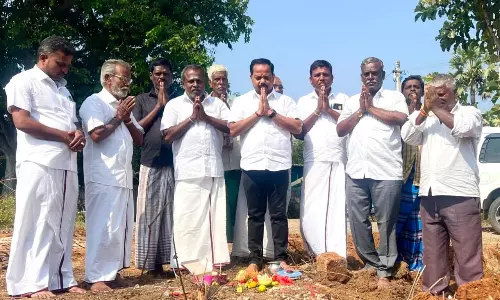 அகவலம் மோட்டூர் பகுதியில் ரூ.17 இலட்சம் மதிப்பீட்டில், மேநீர் தேக்கத்தொட்டி கட்ட அடிக்கல்!!