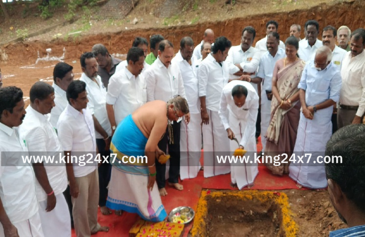 புதுக்கோட்டையில்  ரூ.3.35 லட்சம் மதிப்பீட்டில் மாநகராட்சி மண்டல அலுவலகம்; புதிய கட்டிடதுக்கு பூமி பூஜை!!