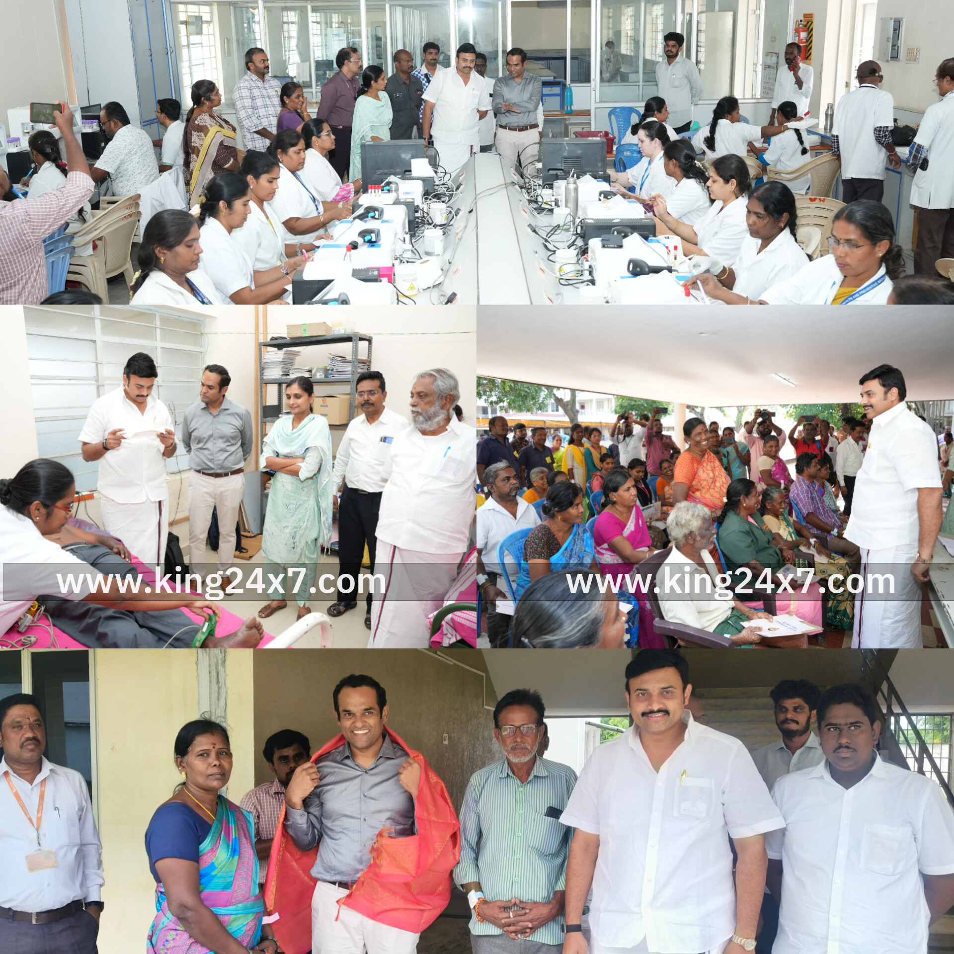 ராசிபுரம் அருகே முத்தாயம்மாள் கலை மற்றும் அறிவியல் கல்லூரியில் நலம் காக்கும் ஸ்டாலின் முகாம்: 500க்கும் மேற்பட்ட கிராம மக்கள் பங்கேற்பு...