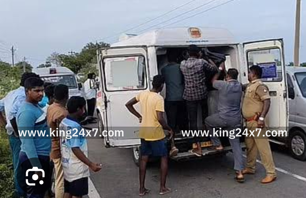 டூவீலர் மீது சொகுசு பஸ் மோதிய விபத்தில்
கூலி பெண் தொழிலாளி படுகாயம்