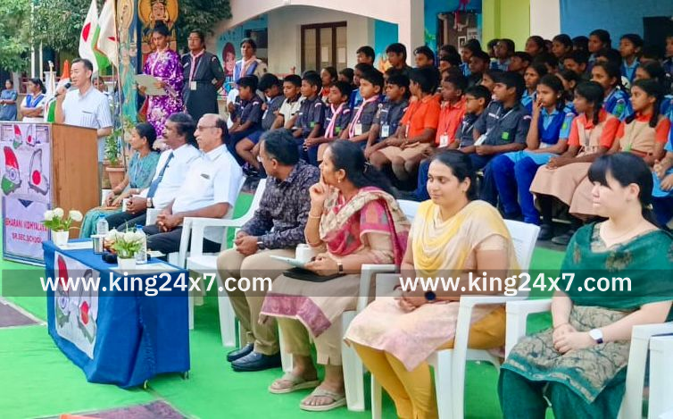 கரூர் பரணி கல்விக் குழுமத்தின் சர்வதேச செயல்பாடுகளுக்கு ஜப்பானிய துணைத் தூதர் பாராட்டு.