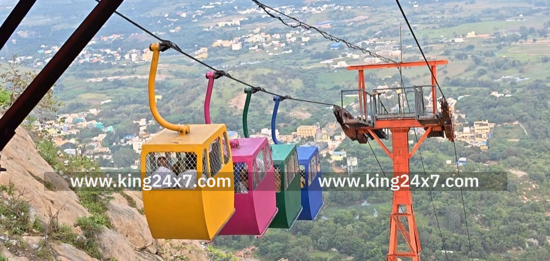 மூன்று நாட்கள் பராமரிப்பு பணிகள் காரணமாக ரோப் கார் நிறுத்தம் - கோவில் நிர்வாகம் அறிவிப்பு.