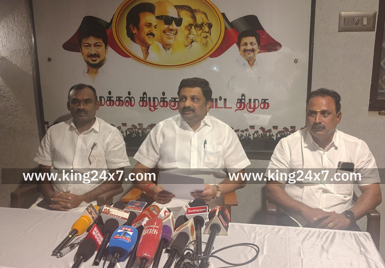 மகாத்மா காந்தி 100 நாள் வேலை திட்டம் மாற்றப்பட்டதற்கு திமுக கூட்டணி சார்பில் நாமக்கல்லில் ஆர்ப்பாட்டம்! கே.ஆர்.என். இராஜேஸ்குமார் எம்.பி.தகவல்