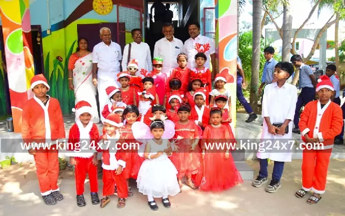 அறந்தாங்கி செலக்சன் மெட்ரிக் மேல்நிலைப் பள்ளியில் கிறிஸ்துமஸ் விழா கொண்டாட்டம்!!