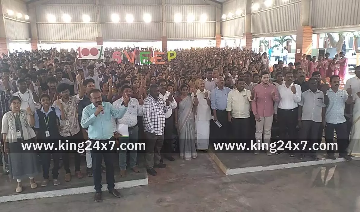 தேர்தல் விழிப்புணர்வு  மாவட்டங்களில் கலெக்டர் பங்கேற்பு