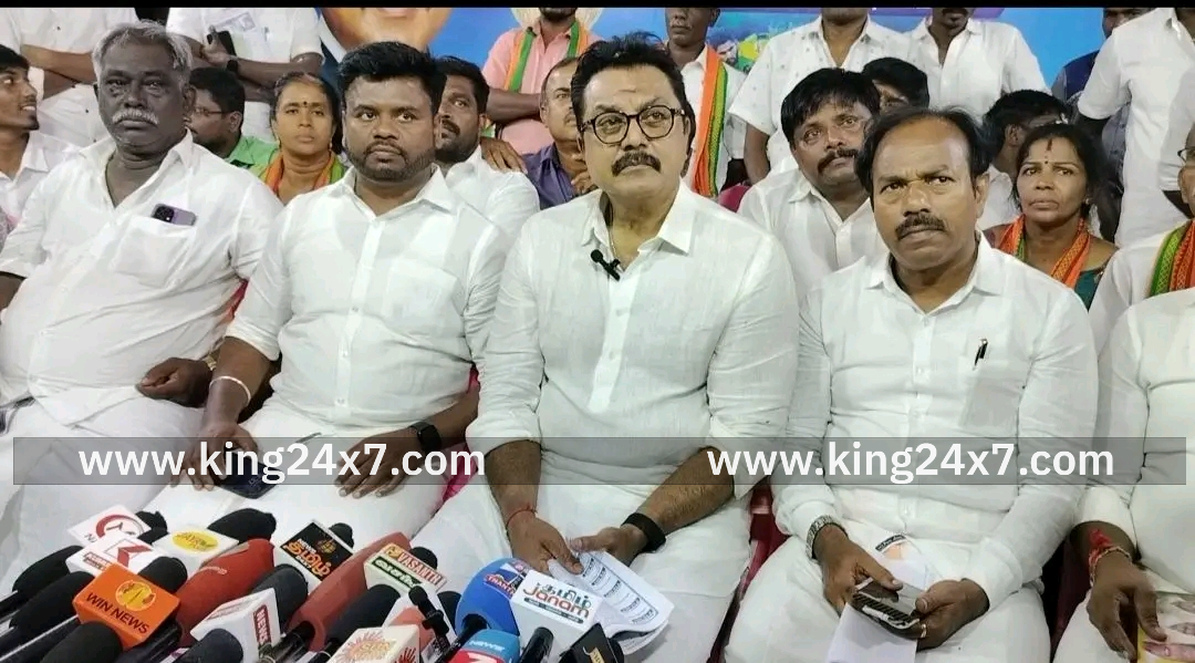 தென்காசி மாவட்டம் புளியங்குடியில் சரத்குமார் பரபரப்பு பேட்டி