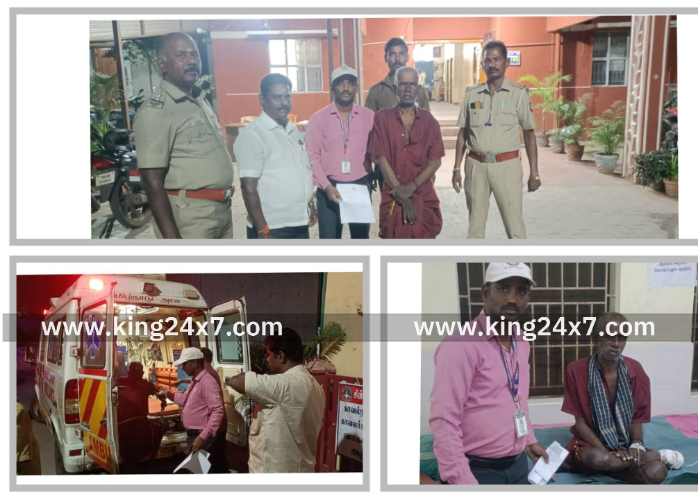 ஆதரவற்றுக்கிடந்த முதியோர் மீட்பு