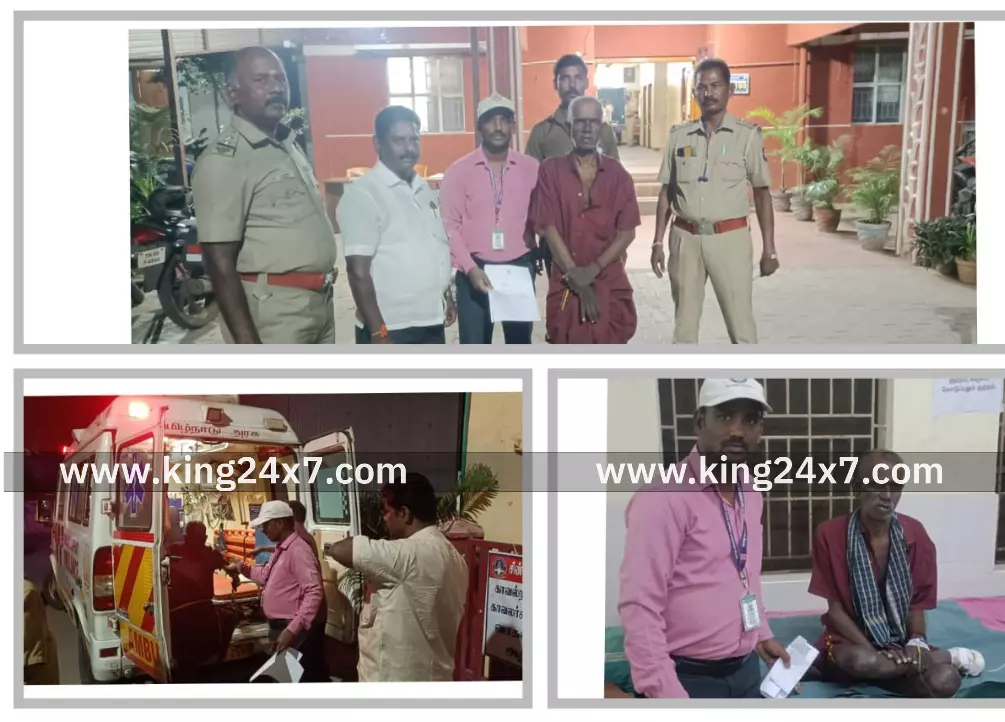 ஆதரவற்றுக்கிடந்த முதியோர் மீட்பு