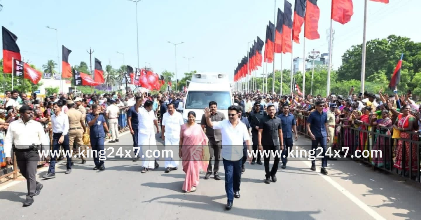 தேர்தலில் ரேஸில் முந்திச் செல்லும் திமுக... மேற்கு மண்டலத்தில் திமுக மகளிரணியின் பிரம்மாண்ட மாநாடு!!