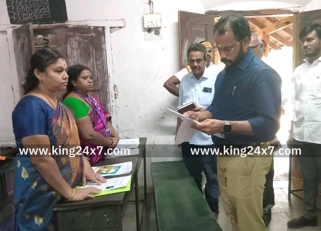 வாக்காளர் பட்டியல் திருத்த முகாம் கலெக்டர் ஆய்வு