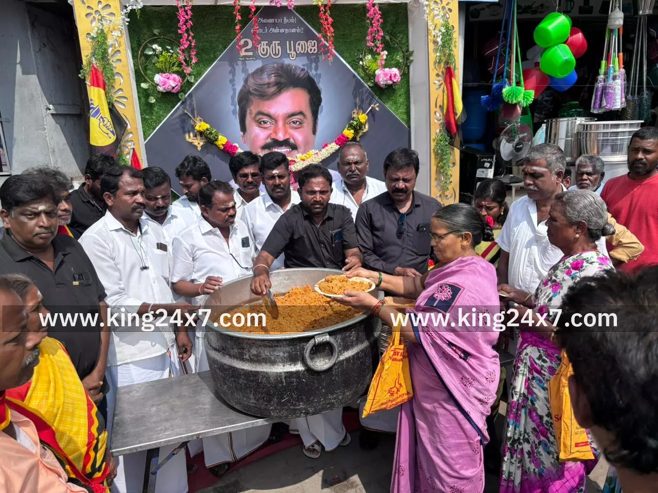 தே.மு.தி.க. நிறுவனர் விஜயகாந்த் நினைவு நாள் அனுஷ்டிப்பு