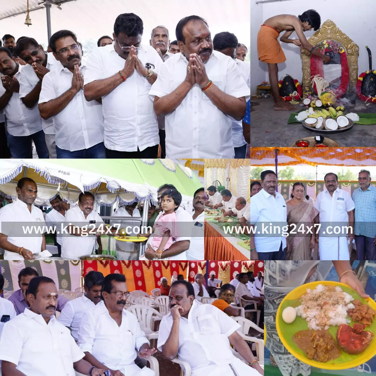 நாமக்கல் மாயம்பிள்ளையார் கோயிலில் கிடா வெட்டி தொண்டர்களுக்கு விருந்து: எடப்பாடி பழனிச்சாமி மீண்டும் முதல்வராக வேண்டி முன்னாள் அதிமுக எம்எல்ஏ கே.பி.பி.பாஸ்கர் அசத்தல் !