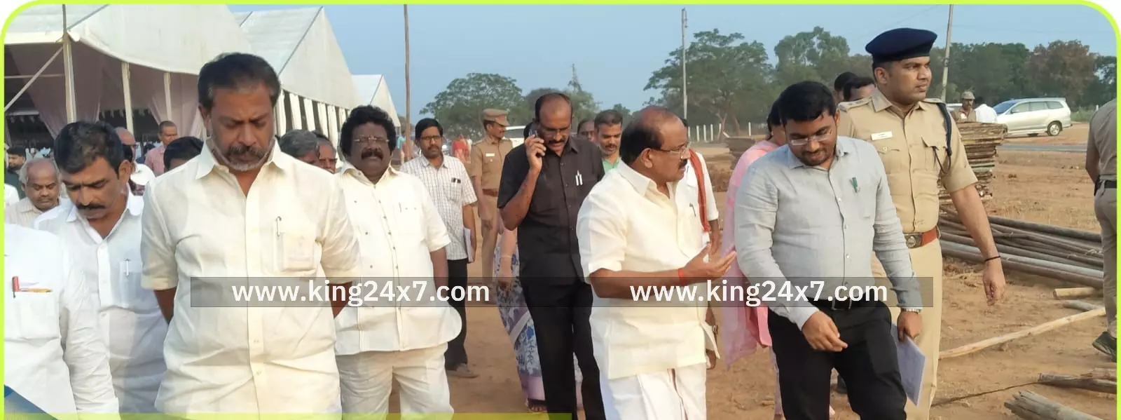 முதலமைச்சர் வருகையை ஒட்டி  திண்டுக்கல்லில் ஆய்வு