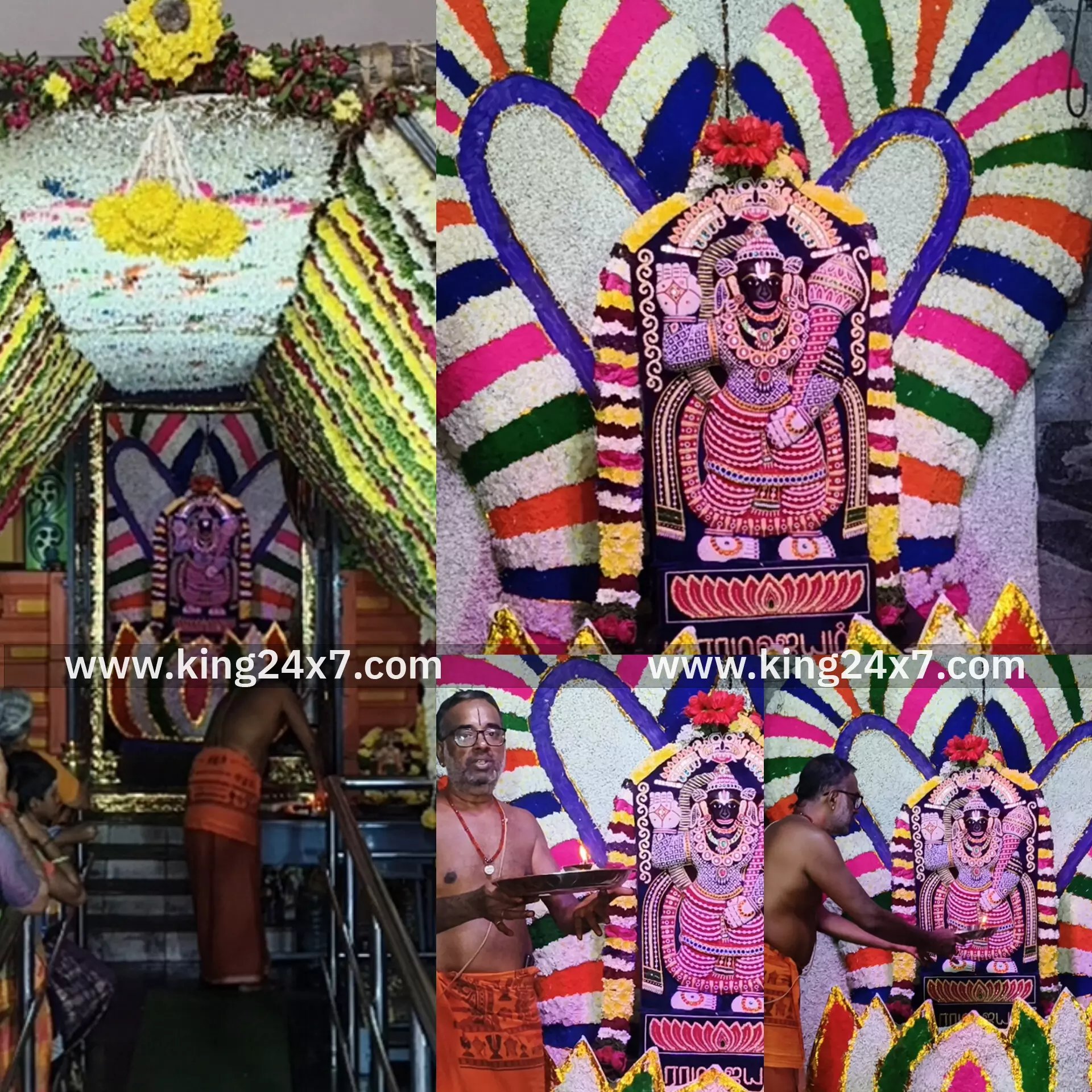 ராசிபுரம் அபயஹஸ்த ஆஞ்சநேயர் முத்தங்கி சேவை அலங்காரத்தில் அருள் பாலித்தார்...