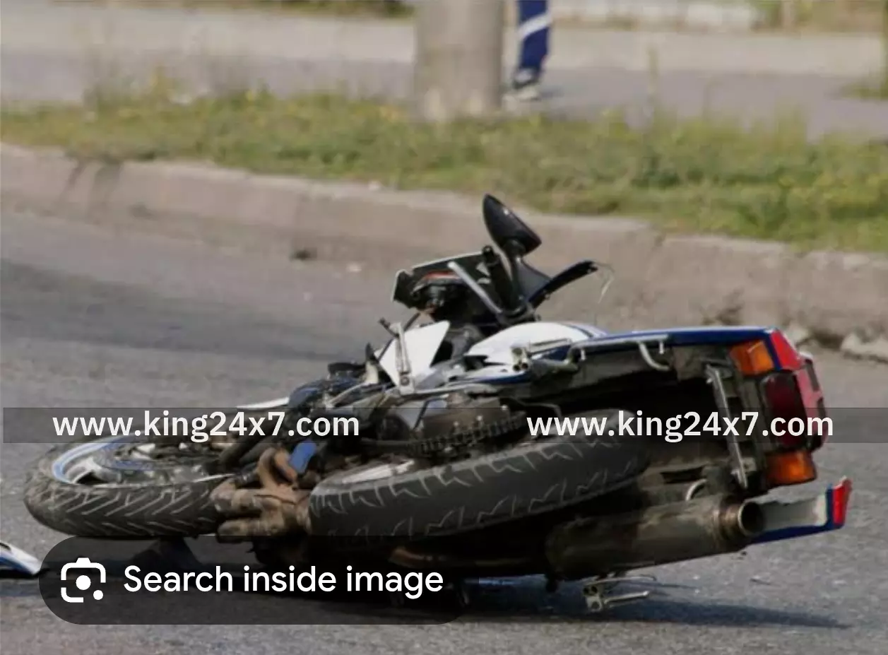 டூவீலரில் சென்ற இருவர்  கீழே விழுந்ததில்  ஒருவர் பலி, ஒருவர் படுகாயம்