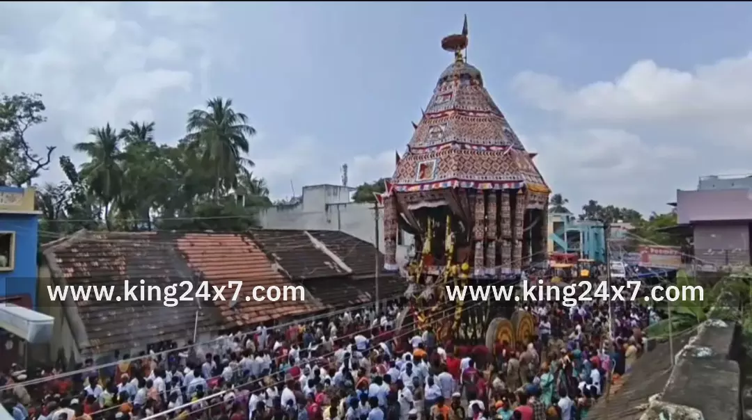 ஆவுடையார்கோவிலில் மார்கழி திருவாதிரை தேரோட்டம்