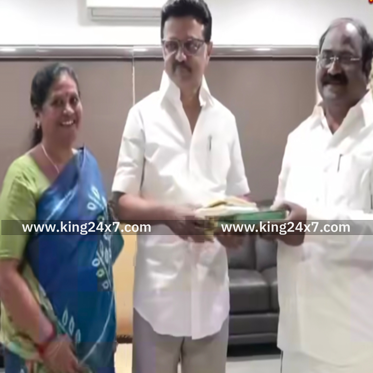 கள்ளக்குறிச்சி: முதல்வரிடம் வாழ்த்து பெற்றசங்கராபுரம் சட்டமன்ற உறுப்பினர் உதயசூரியன்....