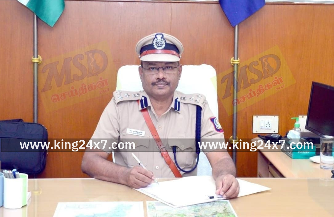 திண்டுக்கல் சரக DIG பதவியேற்பு