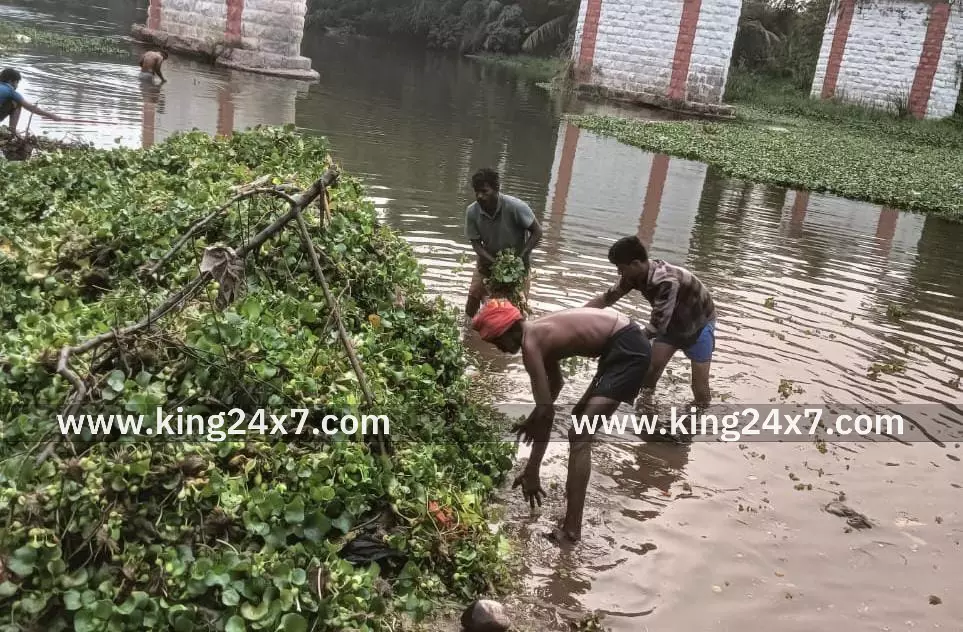 பழனியில் கோவில் வளாகம் சுத்திகரிப்பு பழனியில் கோவில் வளாகம் சுத்திகரிப்பு