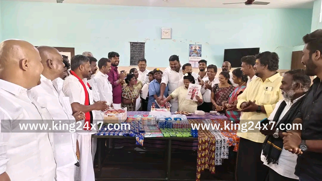 சங்கரன்கோவில் கனிமொழி எம்பி பிறந்த நாள் விழா