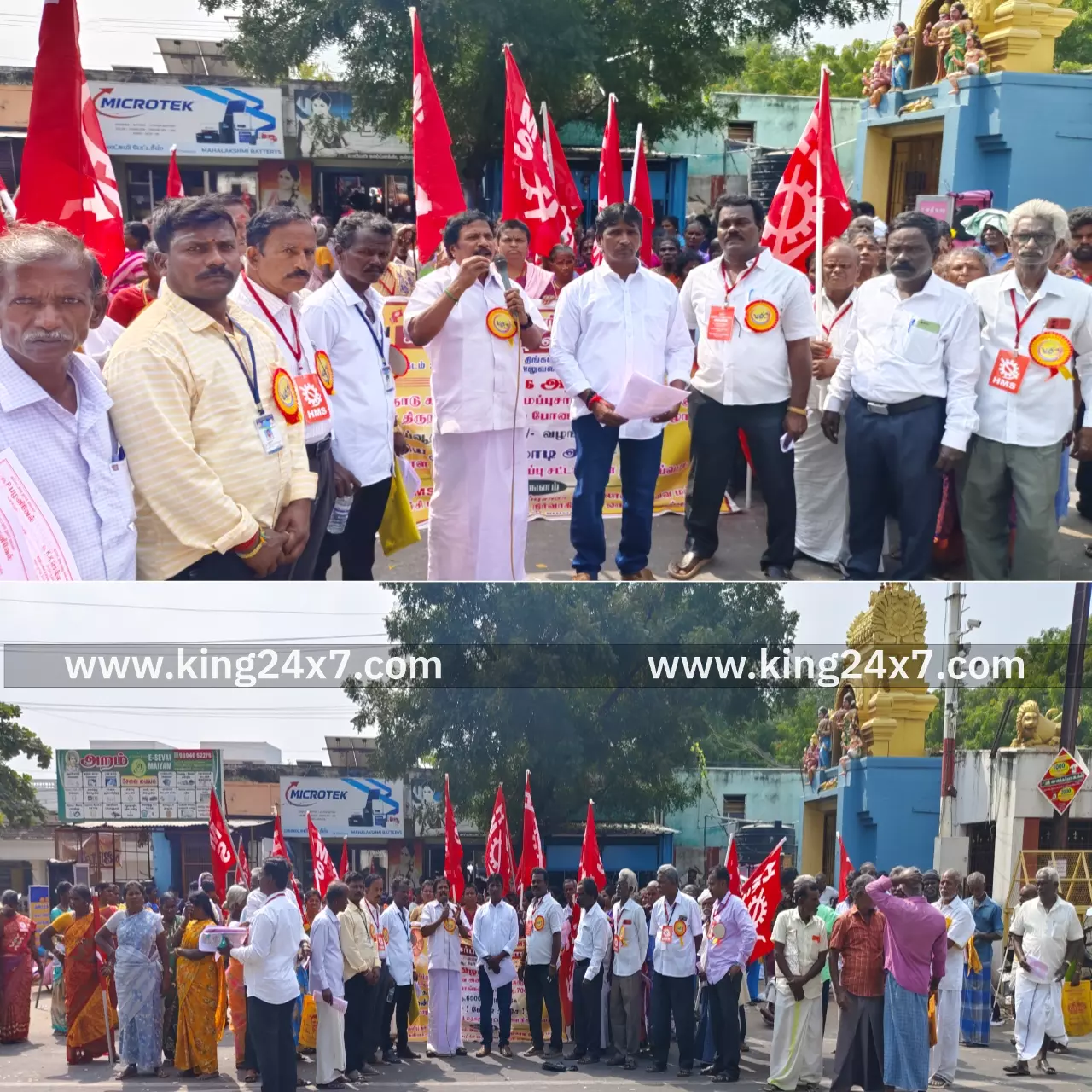 கள்ளக்குறிச்சி: தமிழ்நாடுHMS அமைப்பு சாரா தொழிலாளர் சங்கம் சார்பில் 12 அம்ச கோரிக்கை வலியுறுத்தி மாவட்ட ஆட்சியர் அலுவலகம்முன்பு ஆர்ப்பாட்டம்... கள்ளக்குறிச்சி: தமிழ்நாடுHMS அமைப்பு சாரா தொழிலாளர் சங்கம் சார்பில் 12 அம்ச கோரிக்கை வலியுறுத்தி மாவட்ட ஆட்சியர் அலுவலகம்முன்பு ஆர்ப்பாட்டம்...