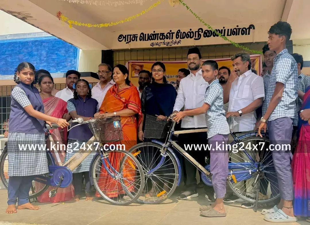 விலையில்லா மிதிவண்டி மாணவர்களுக்கு வழங்கப்பட்டது விலையில்லா மிதிவண்டி மாணவர்களுக்கு வழங்கப்பட்டது