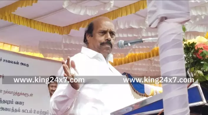 தமிழகத்திலேயே அதிக தூரம் நெடுஞ்சாலைகள் நாமக்கல் மாவட்டத்தில்தான் அமைக்கப்பட்டுள்ளது: அமைச்சர் எ.வ.வேலு தகவல். தமிழகத்திலேயே அதிக தூரம் நெடுஞ்சாலைகள் நாமக்கல் மாவட்டத்தில்தான் அமைக்கப்பட்டுள்ளது: அமைச்சர் எ.வ.வேலு தகவல்.