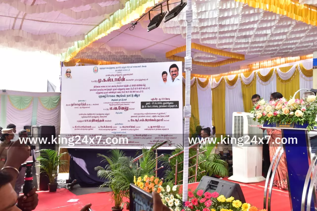 தமிழகத்திலேயே அதிக தூரம் நெடுஞ்சாலைகள் நாமக்கல் மாவட்டத்தில்தான் அமைக்கப்பட்டுள்ளது: அமைச்சர் எ.வ.வேலு தகவல். தமிழகத்திலேயே அதிக தூரம் நெடுஞ்சாலைகள் நாமக்கல் மாவட்டத்தில்தான் அமைக்கப்பட்டுள்ளது: அமைச்சர் எ.வ.வேலு தகவல்.