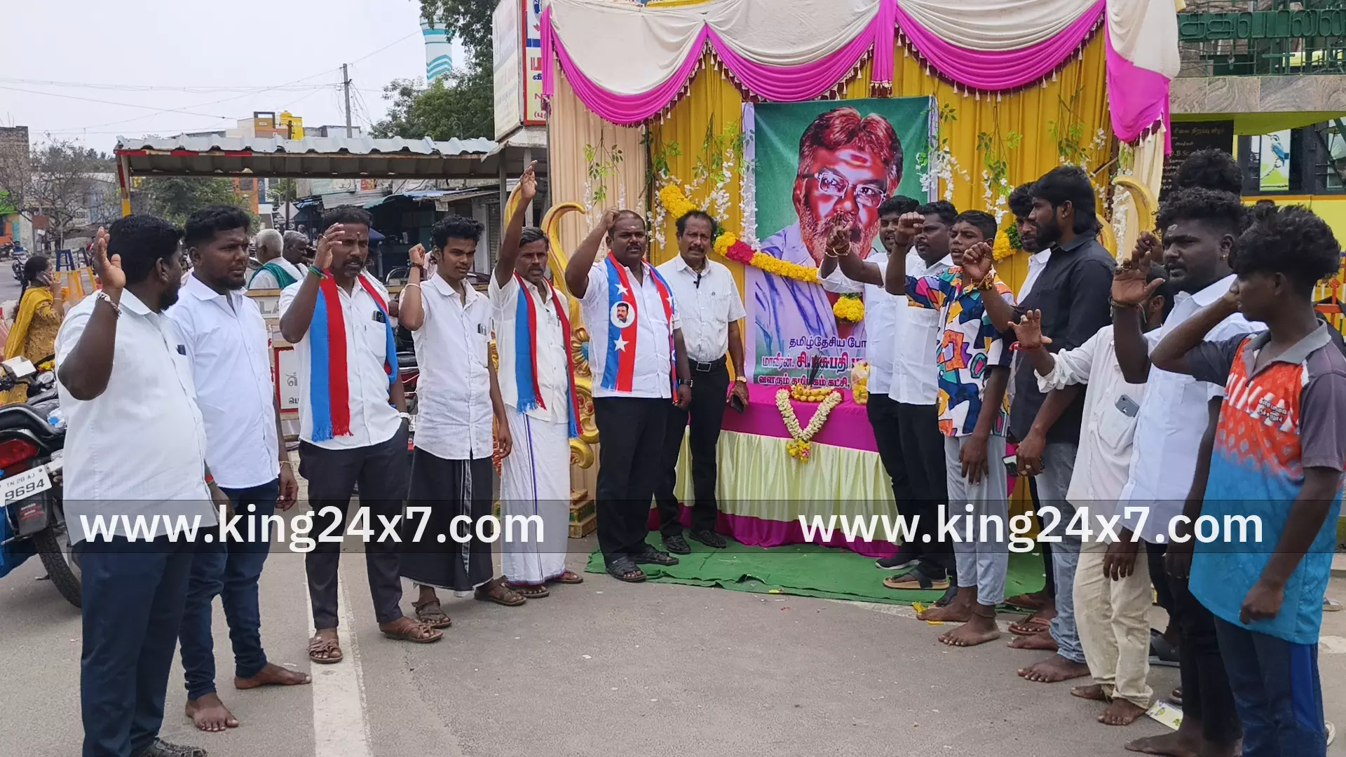 குளித்தலையில் தமிழ் தேசியப் போராளி நினைவு தினத்தில் வீரவணக்கம் குளித்தலையில் தமிழ் தேசியப் போராளி நினைவு தினத்தில் வீரவணக்கம்