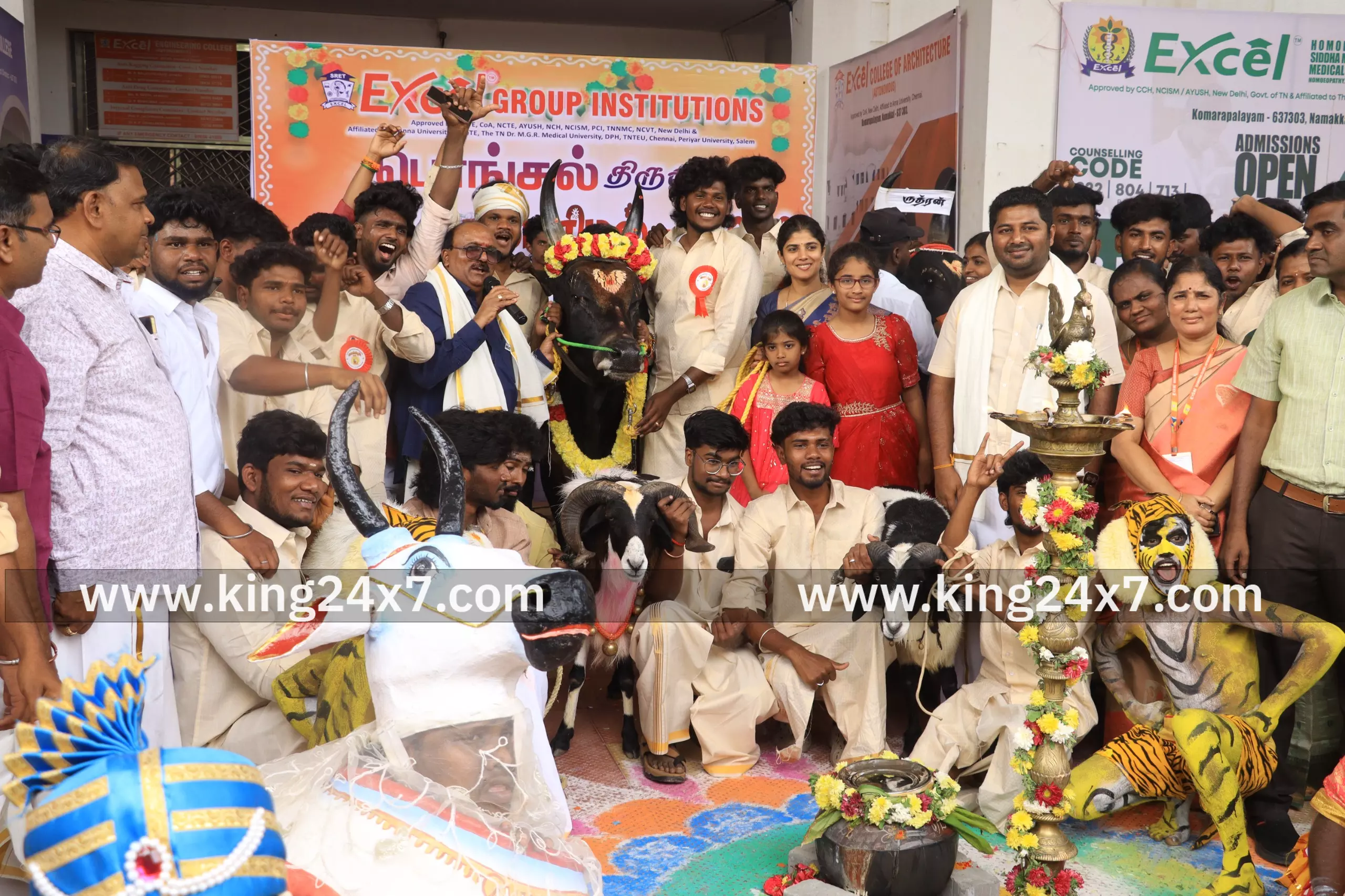 எக்ஸல் கல்வி நிறுவனங்களில் பொன்னிழல் பொங்கல் கொண்டாட்டம் எக்ஸல் கல்வி நிறுவனங்களில் பொன்னிழல் பொங்கல் கொண்டாட்டம்