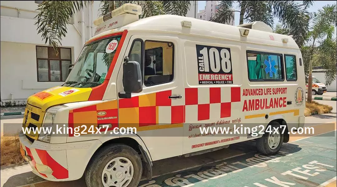 நாமக்கல் மாவட்டத்தில் 2025 ஆம் ஆண்டில் 108 ஆம்புலன்ஸ் சேவையால் 39,375 பேர் பயன்! நாமக்கல் மாவட்டத்தில் 2025 ஆம் ஆண்டில் 108 ஆம்புலன்ஸ் சேவையால் 39,375 பேர் பயன்!