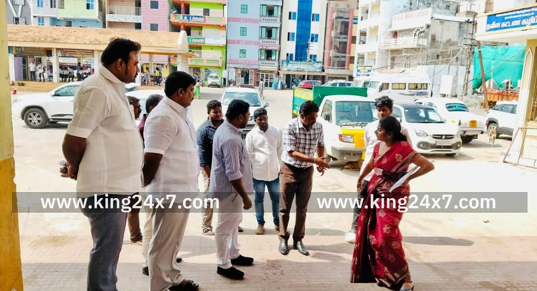 வேளாங்கண்ணியில் பேருந்து நிலையம் விரிவாக்கம் வணிக வளாகம் அமைக்கும் ஆய்வு