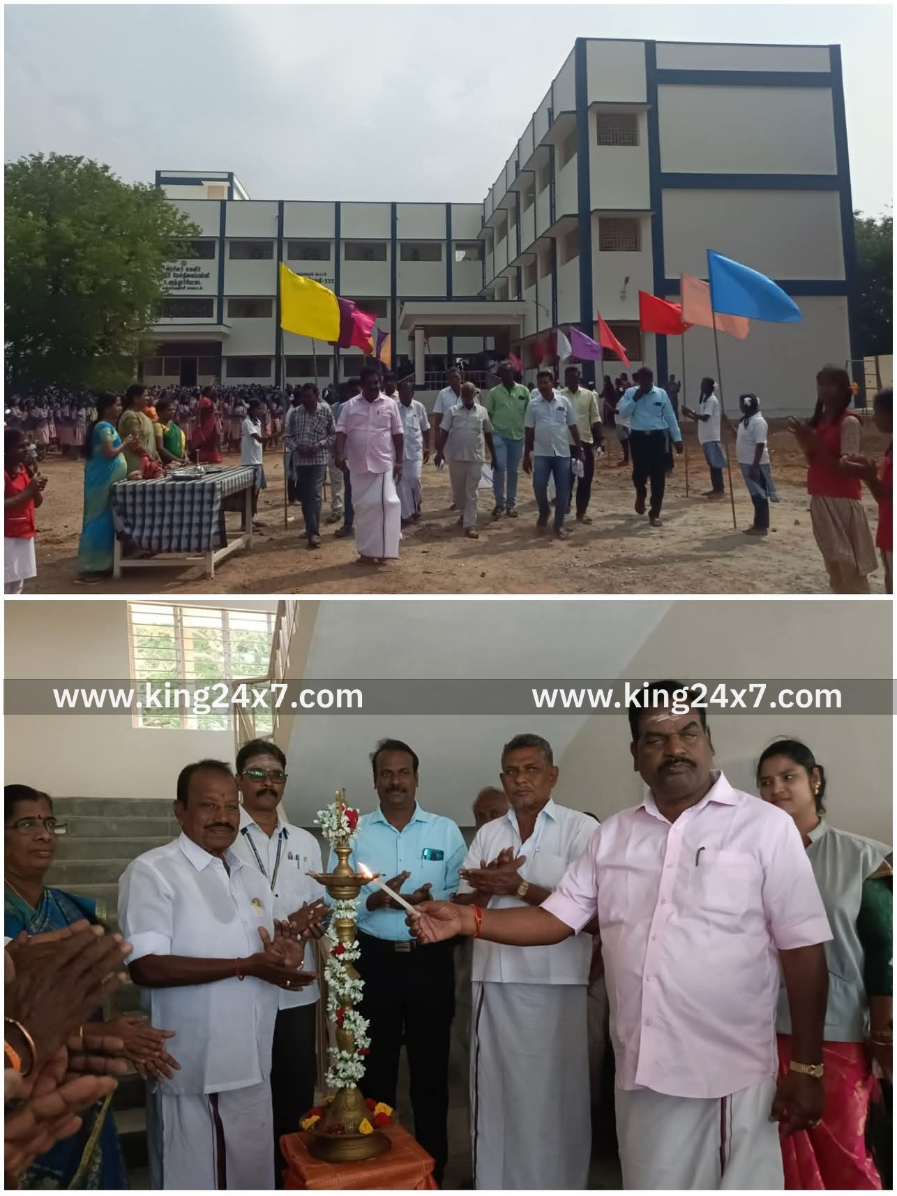 கள்ளக்குறிச்சி: புதிய கட்டிடத்தை குத்து விளக்கு ஏற்றி, மாணிக்கண்ணன் MLA திறந்து வைத்தார்...