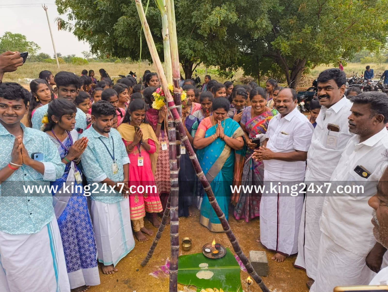 தரகம்பட்டி அரசு கலை கல்லூரியில் திராவிட பொங்கல் விழா கொண்டாட்டம்