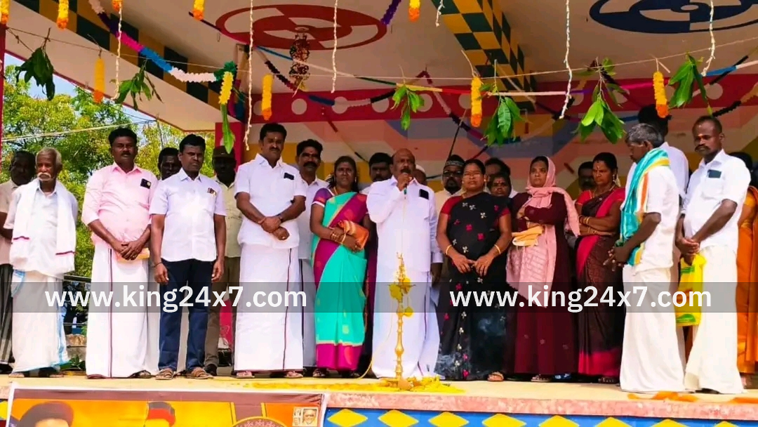 திமுக சார்பில் திராவிட பொங்கல் விழா நடந்தது