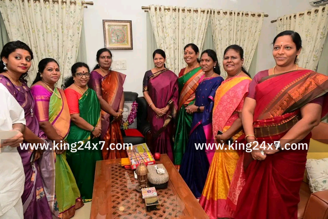 திமுக எம்பி கனிமொழிக்கு முன்னாள் எம்எல்ஏ வாழ்த்து தெரிவித்தார்