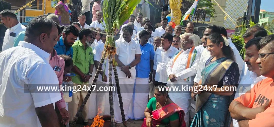 எம்பி தலைமையில் பொங்கல் விழா நடந்தது