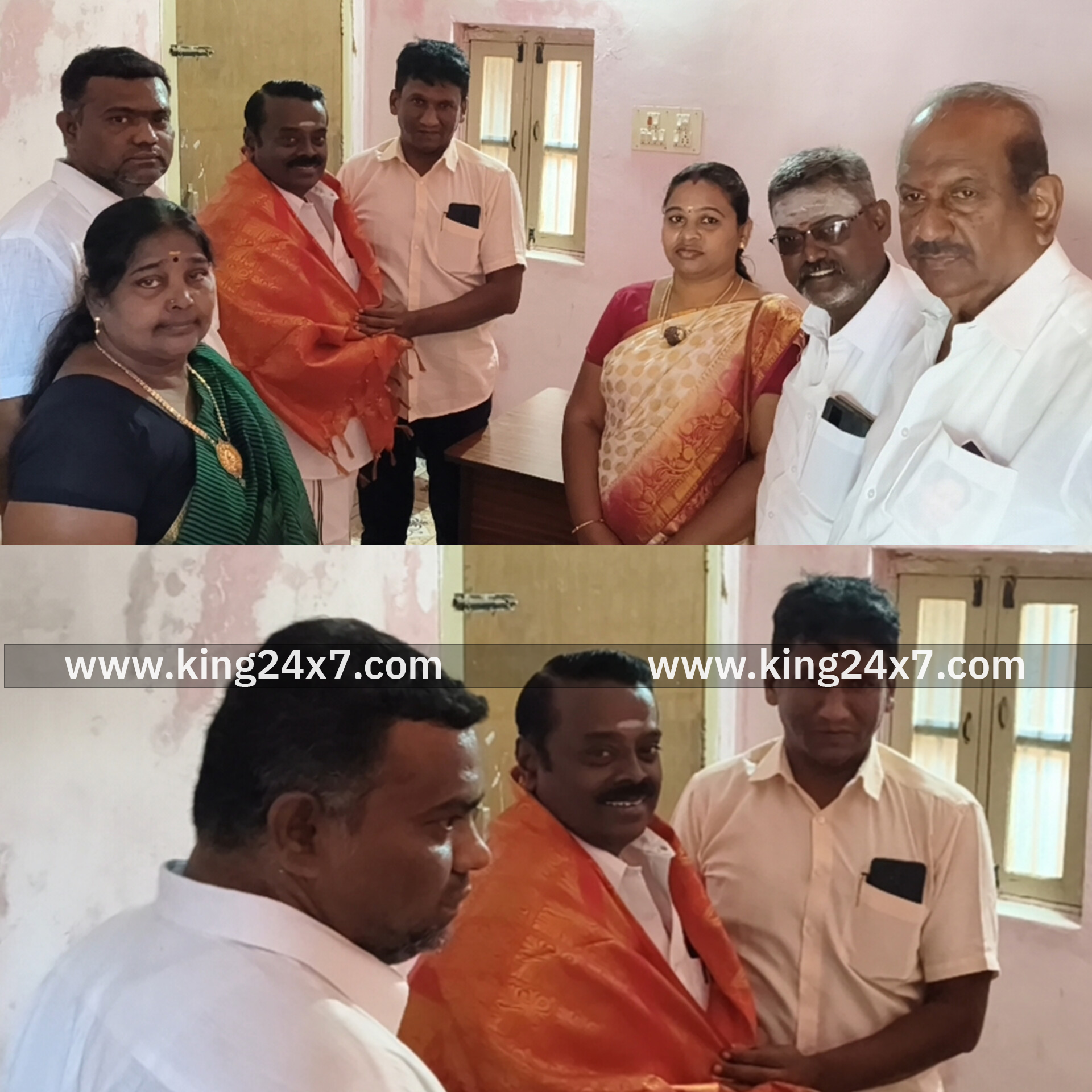 ராசிபுரம் நகர பாரதிய ஜனதா கட்சி நகர தலைவருக்கு அதிமுக நிர்வாகி வாழ்த்து ...