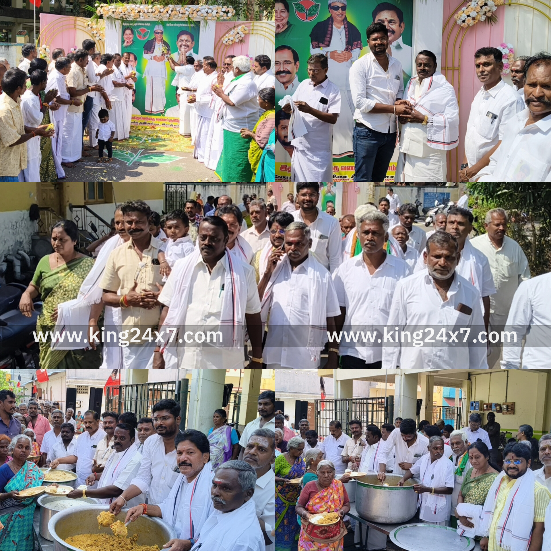 ராசிபுரம் அதிமுக 6.வது வார்டு கழகத்தின் சார்பில் எம்ஜிஆர் பிறந்த நாள் விழா சிறப்பாக கொண்டாட்டம்...