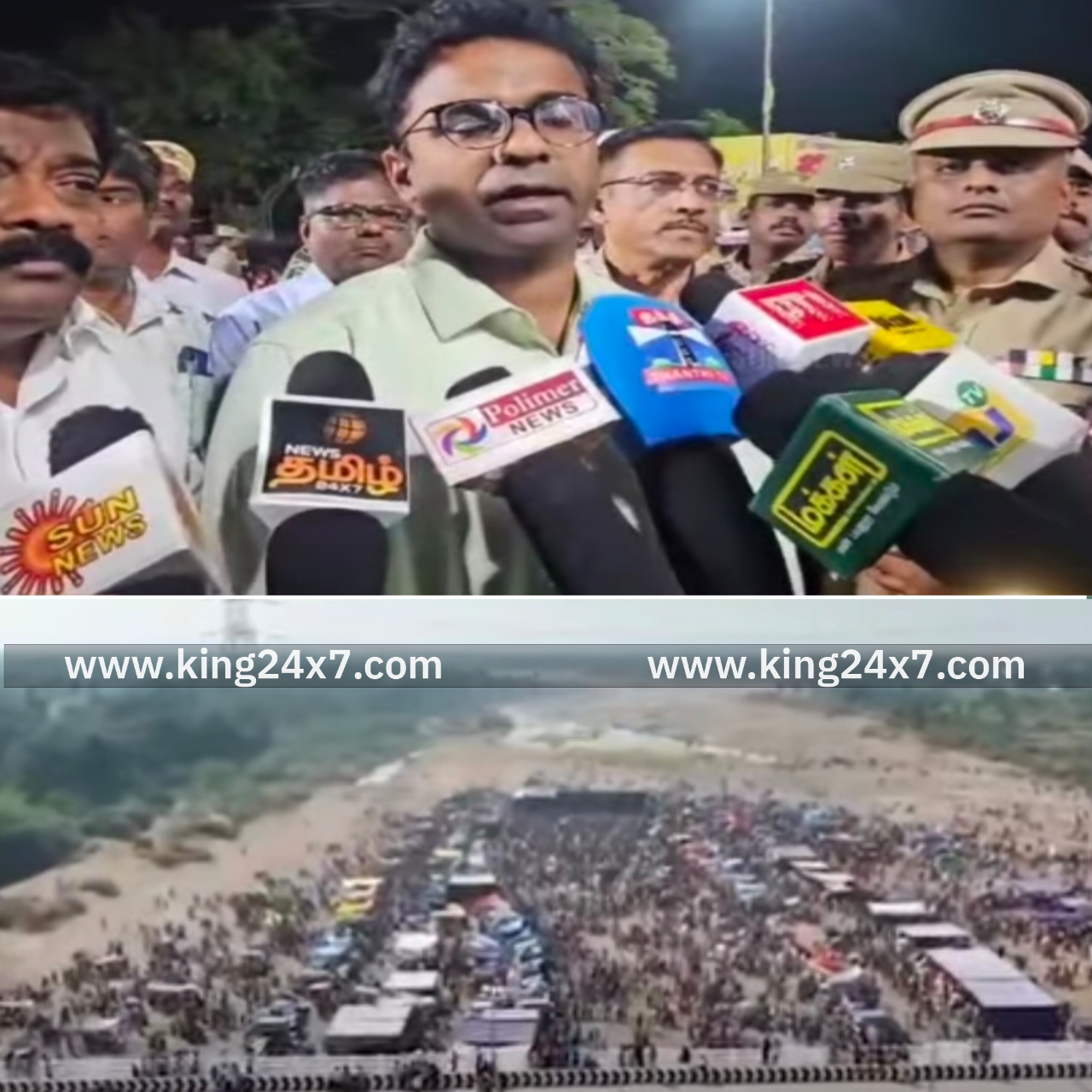 கள்ளக்குறிச்சி:மணலூர்பேட்டை ஆற்றுத்திருவிழா, சிலிண்டர் வெடித்த விபத்து, சம்பவ இடத்தை ஆய்வு செய்த பிறகு ஆட்சியர் பேட்டி...