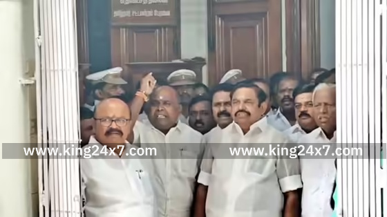 சட்டப்பேரவையில் இருந்து அதிமுக, பாஜக உறுப்பினர்கள் வெளிநடப்பு!!