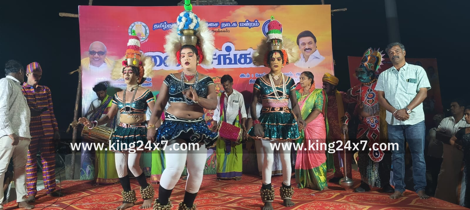 ஆரணி கோட்டை மைதானத்தில் கலைச்சங்கமம் நிகழ்ச்சி.