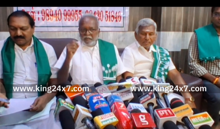 வாக்காளர்கள் செம்மறியாடுகளாக இருக்கும் வரை ஆட்சியாளர்கள் ஓநாய்களாக தான் இருப்பார்கள் -கரூரில் கள் இயக்க ஒருங்கிணைப்பாளர் நல்லசாமி பேட்டி.