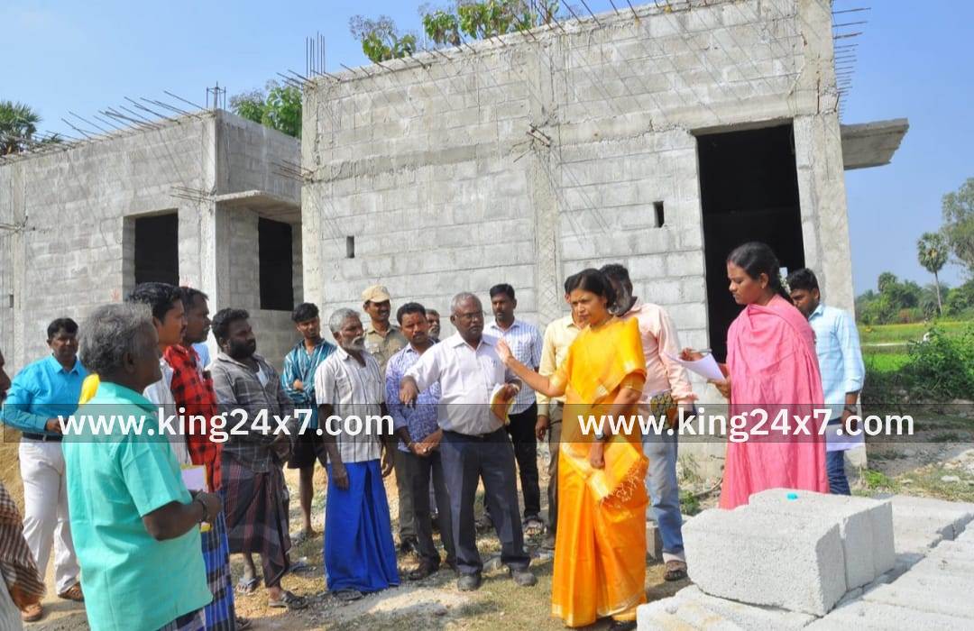 இராணிப்பேட்டை மாவட்ட ஆட்சித் தலைவர் சந்திரகலா இன்று சோளிங்கர் ஊராட்சி