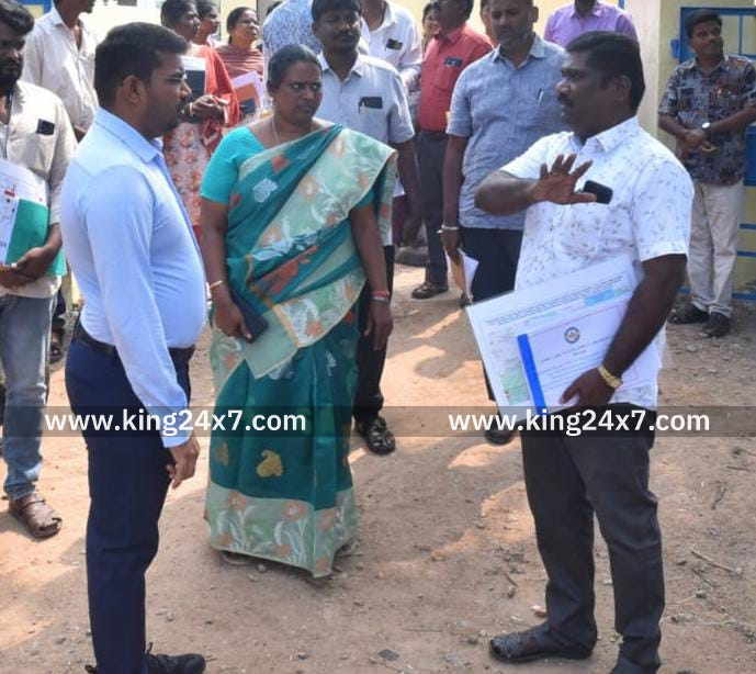 திண்டுக்கல் மாவட்ட ஆட்சியர் ஆய்வு