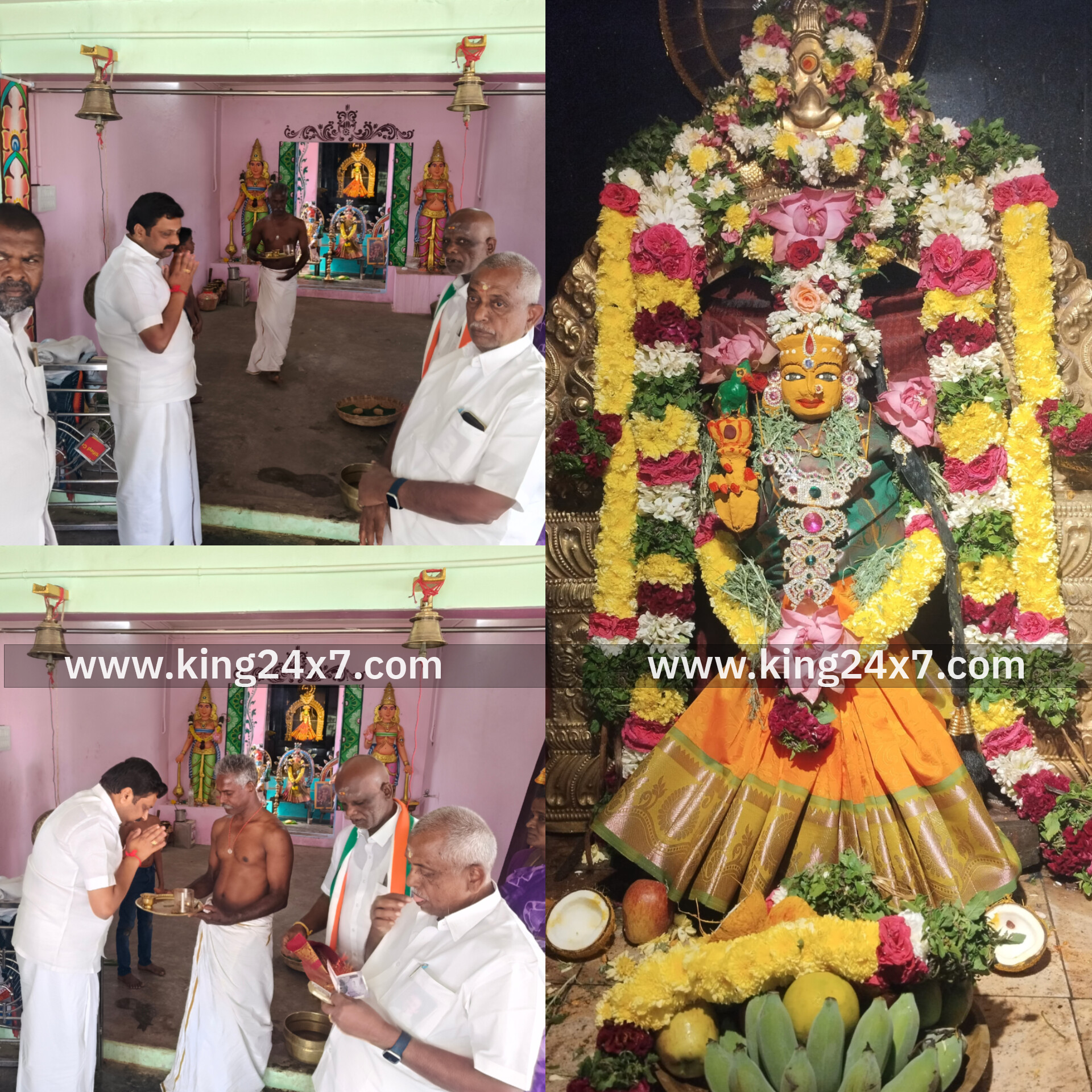 ஸ்ரீ திரௌபதி அம்மன் ஆலயத்தில் தரிசனம் செய்த எம்பி ராஜேஷ்குமார்..