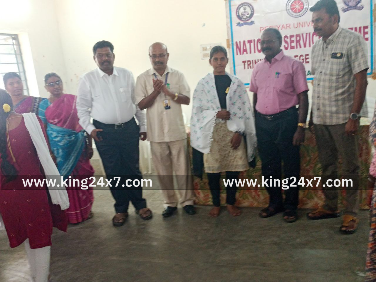 டிரினிடி மகளிர் கலை மற்றும் அறிவியல் கல்லூரியின் என்எஸ்எஸ் அமைப்பானது, சேலம் - பெரியார் பல்கலைக்கழகத்தின் பங்களிப்புடன் தொடக்கம்.